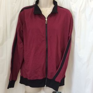 NWT Size M Marsh Landing Track Jacket Burgundy